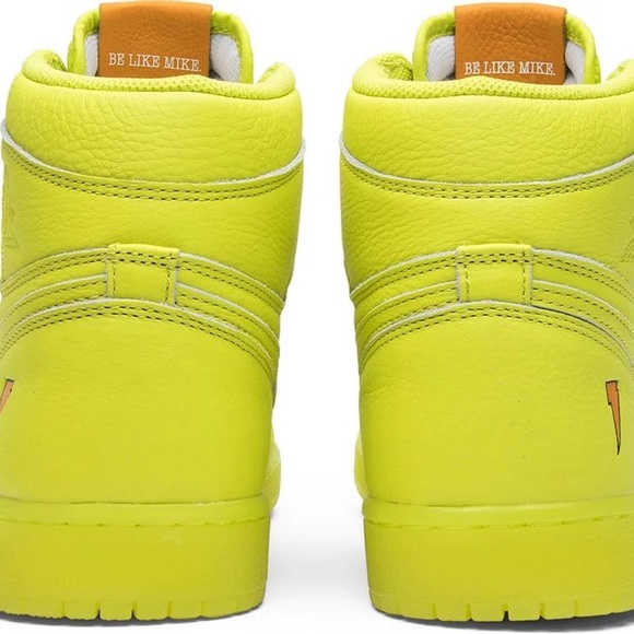 NWT: Jordan 1 Retro High Gatorade Lime color sneakers in size 14 - Picture 3 of 16